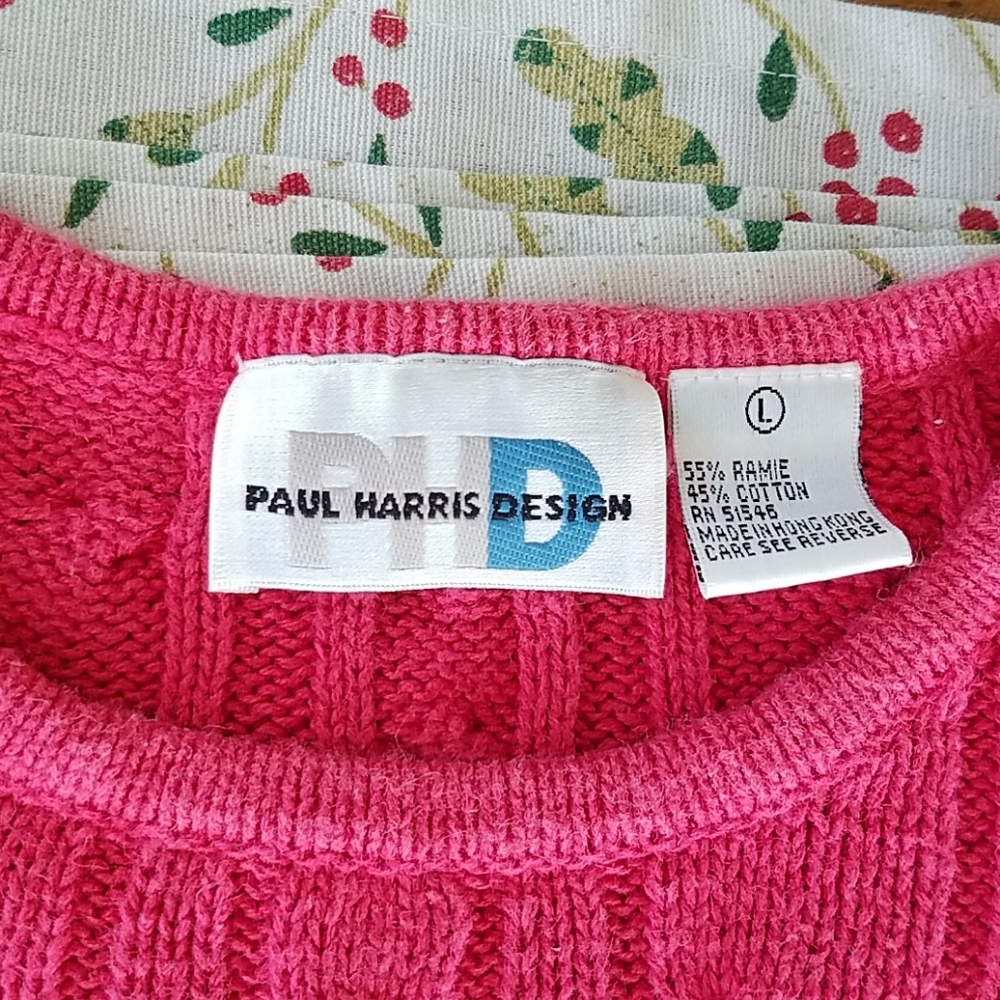 Paul Harris Design Cable Knit Sweater - Picture 4 of 7